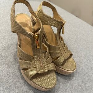 Michael Kors Berkley Espadrille Wedge Sandals